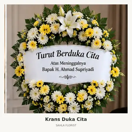 Krans Bunga Duka Panongan